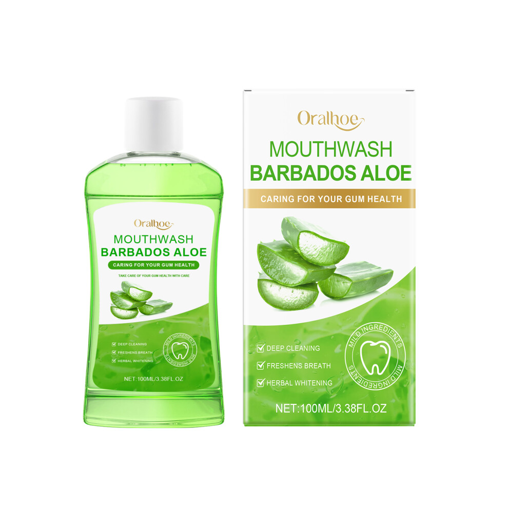 Aloe Vera Fresh Mouthwash Cleans Teeth Odors