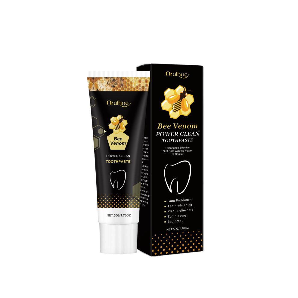 Yellow Bee Venom Toothpaste, Fresh Breath & Tartar Care