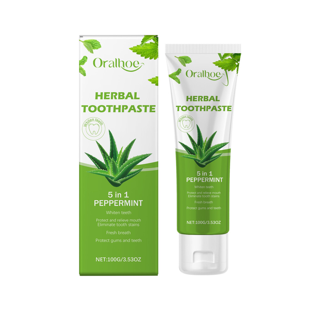 Aloe Vera Toothpaste for Cleaning Stains & Brightening