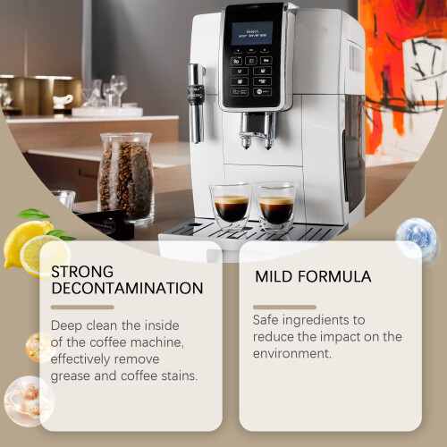 Coffee Machine Descaler, Removes Limescale & Maintains 2