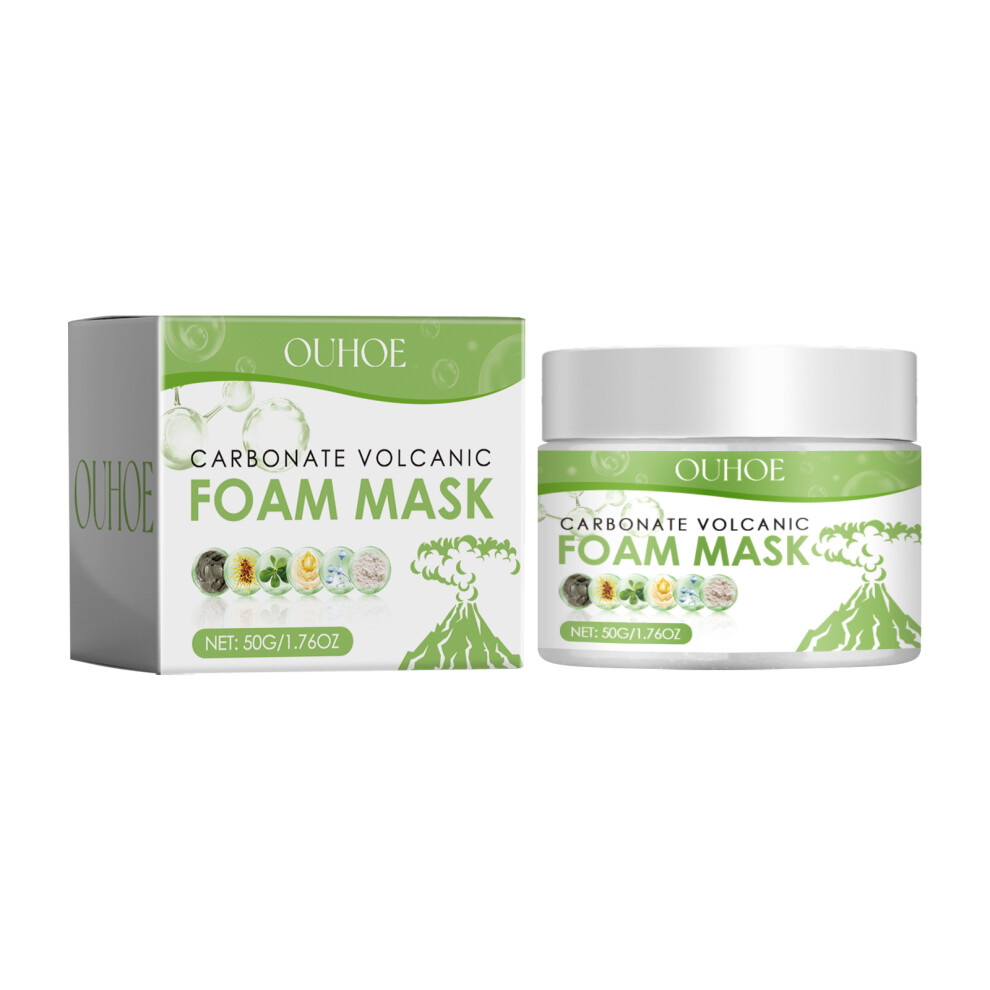 Volcanic Mud Bubble Mask: Deep Cleansing, Shrinks Pores