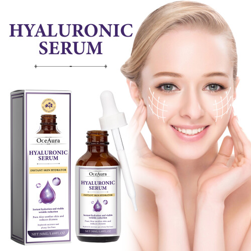 Hyaluronsäure Serum gegen Falten, Straffend & Aufhellend 1