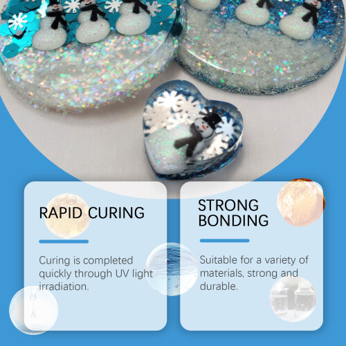 DIY Resin Mold Glue - Clear, Quick-Dry, Odorless 2