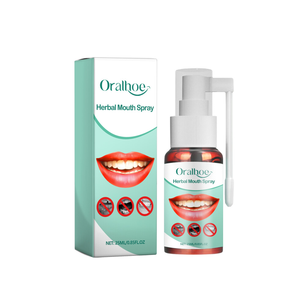 Herbal Mouth Spray:Fresh Breath, Repairs Swollen Gums, Relieves Ulcers