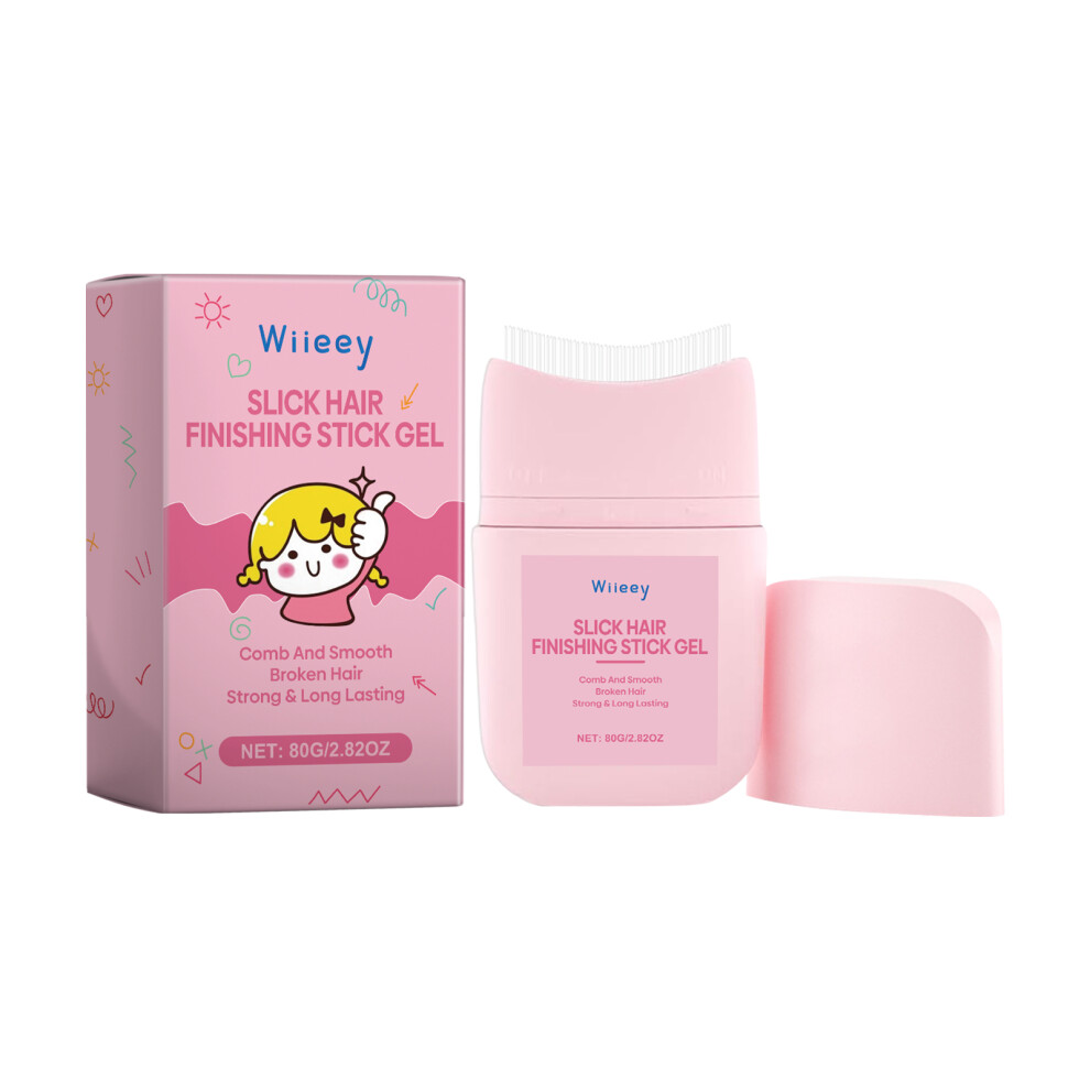 Cream Children's Hair Brush For Broken Hair & Bangs, Nourishing Shine