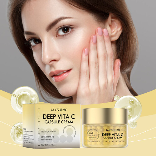 Vitamin C Gold Capsule Cream Lightens Blemishes 1