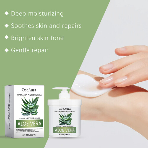 Aloe Vera Repair Moisturizing Cream After Sun 2