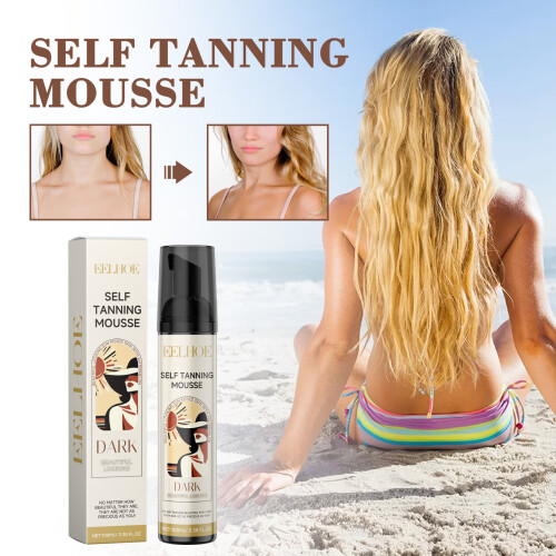 Self Tanning Mousse, Wheat-Colored Skin Moisturizing Toning Spray 1