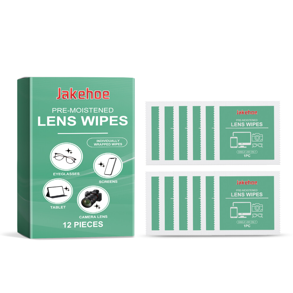 Eyeglass Cleaning Wipes, Individual Portable
