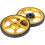 Smooth Rolling 60mm Easy Wheel for Folding Bikes Aluminium Alloy and Rubber Silver 5