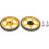 Smooth Rolling 60mm Easy Wheel for Folding Bikes Aluminium Alloy and Rubber Silver 3