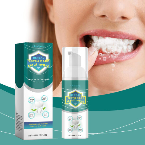 Brightening Teeth Cleanser Mousse, Fresh Breath 1