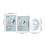 Tiefenhydratisierende Maske (Box), strahlende Haut 8
