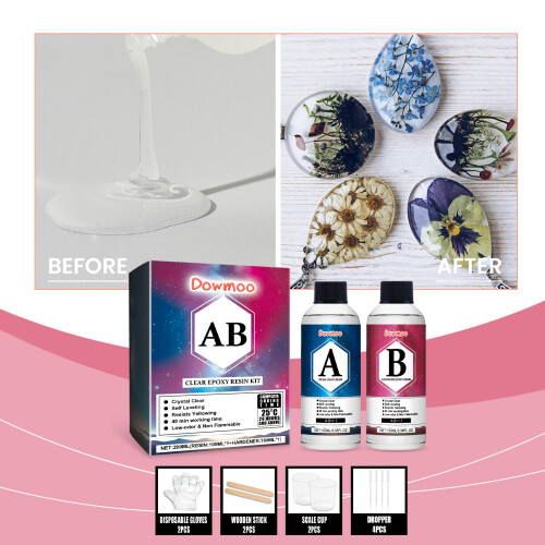 Casting Crystal Clear Epoxy Resin Kit Yellowing Resistant 1