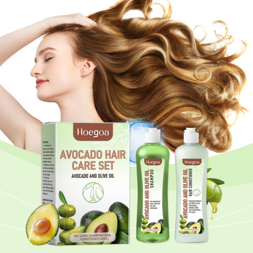 Avocado-Haarpflegeset: Nährt trockenes Haar, glatt & glänzend 1