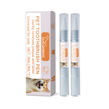 Pet Toothbrush Pen, Tartar Removal, Bad Breath Control for Dogs & Cats