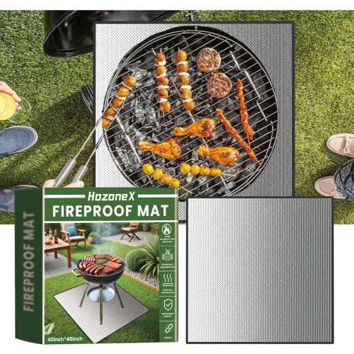 Outdoor BBQ-Feuermatte - wasserdicht, quadratisch 1