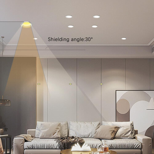 LED Recessed Lights, Dimmable Ceiling Spotlight, FlushMounted Downlight, Adjustable Spotlights Ref: 7687 1