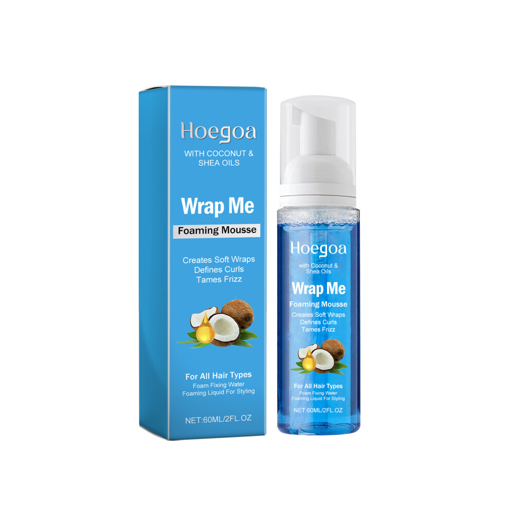 Wrap Me Foaming Mousse: Perm, Curl Repair for Damaged Dry Hair