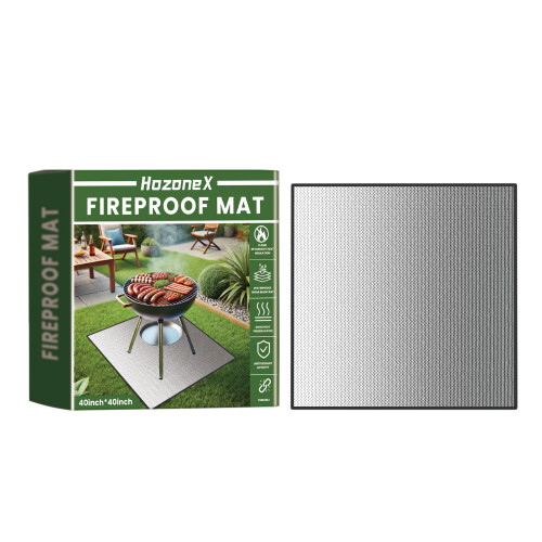 Outdoor BBQ-Feuermatte - wasserdicht, quadratisch