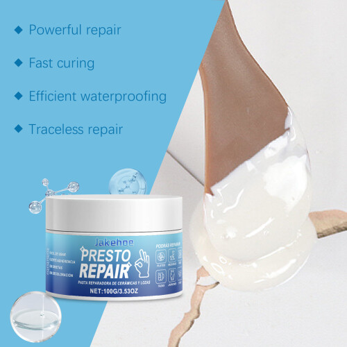 Ceramic Repair Paste for Bathroom/Kitchen - Waterproof Wear Resistant 2