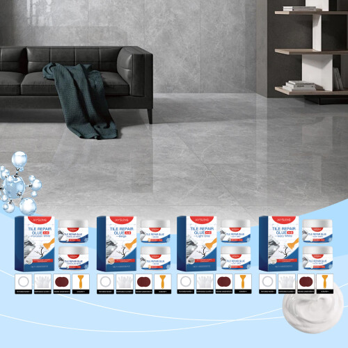 Tile Repair Adhesive (Light Gray) Waterproof Gap Seal 1