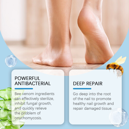 Bee Venom Nail Solution: Gentle Cleansing & Repair 2