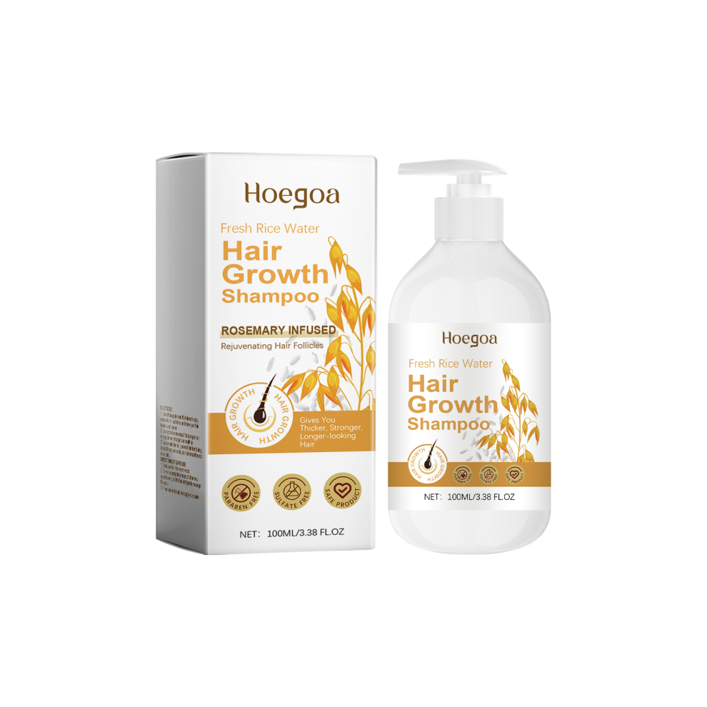 Rice Water Shampoo, Fluffs & Nourishes Frizz, Smoothes & Brightens