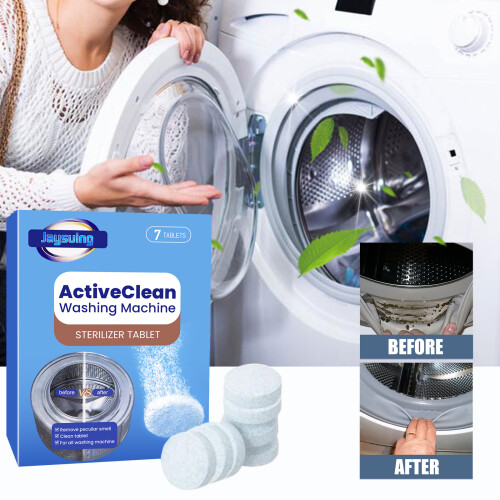 Washing Machine Cleaning Tablets for Drum, Dirt & Odor 1
