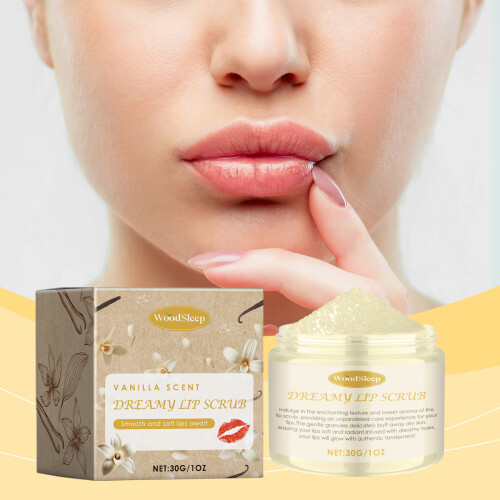 Vanilla Lip Scrub, Gently Repair Dead Lips 1
