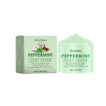 Mint Foot Cream: Moisturizing Exfoliating for Dry & Rough Feet