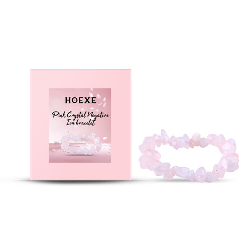 Pink Beaded Crystal Bracelet