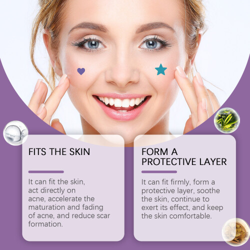 Multicolor Invisible Acne Patch Clear Facial Cover Marks 2