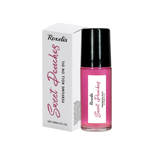 Pfirsich-Rosa Roller-Parfüm Klein