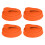 Leak proof Silicone Can Cover Efficient Dishwasher-orange color 1