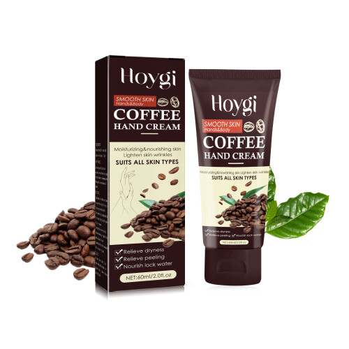 Kaffee-Handcreme für trockene, raue Haut