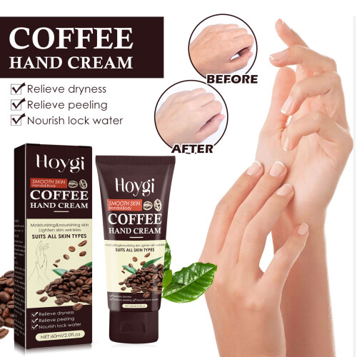 Kaffee-Handcreme für trockene, raue Haut 1
