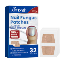 Nagelpilz-Pflaster Reparatur graue verdickte Nägel