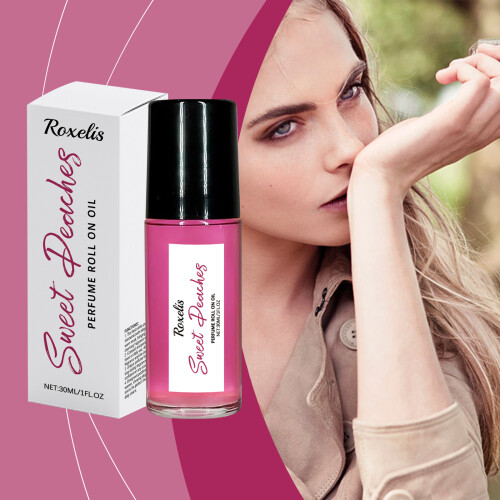 Pfirsich-Rosa Roller-Parfüm Klein 1
