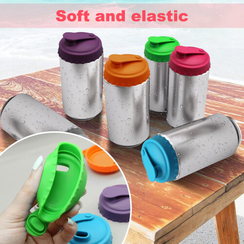 Leak proof Silicone Can Cover Efficient Dishwasher-orange color 2