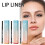 Dark Brown Stripping Lip Liner: Defines Lips, Smudge-Proof 8