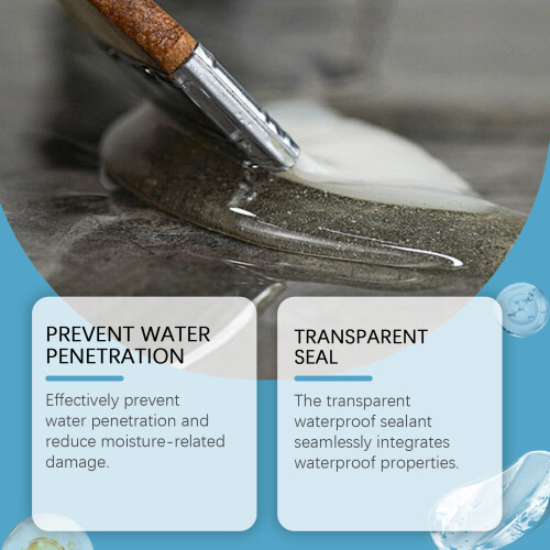 Transparent Waterproof Glue for Invisible Sealing 2