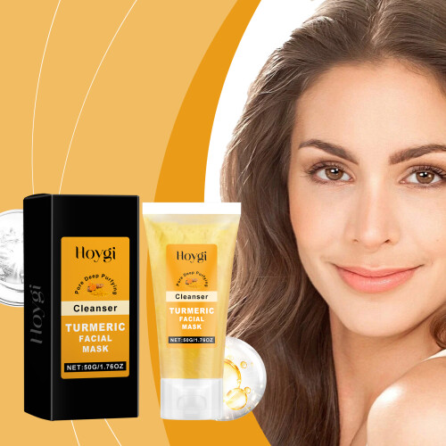 Turmeric Peel Mask Deep Cleanses Brightens Hydrates Pore Care 1