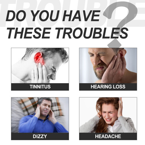 Schwarzer Trüffel-Tinnitus-Ohrpolster 2