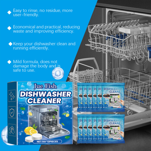Dishwasher Cleaning Tablets for Heavy Oil Stains 2