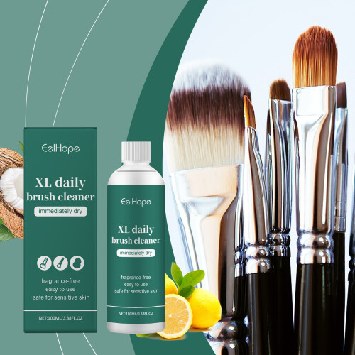 Makeup Brush Cleaner, Cleans Residue, Gentle & Portable 1