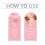 Sequined Glitter Stick (Pink) Face Body Collarbone Shine 6