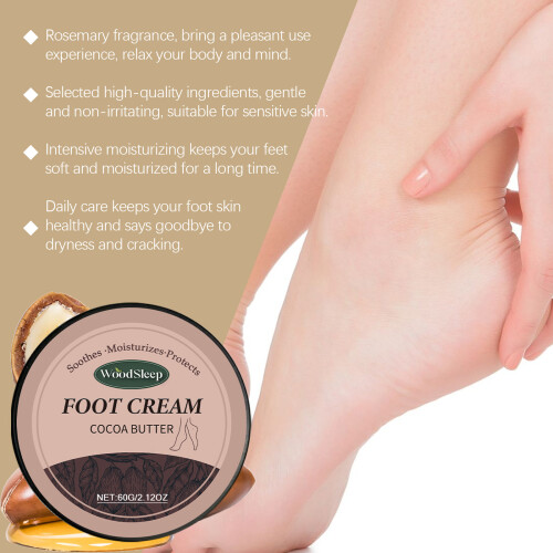 Moisturizing Foot Cream Locks in Moisture, Restores Skin 2