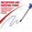 Long Nib Woodworking Marker, Oil-Based Waterproof Quick-Dry 12