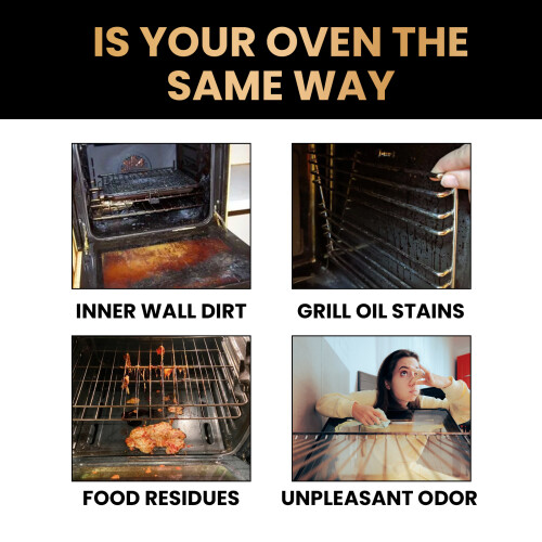 Oven & Grill Cleaner - Deodorizing, Oil-Removing, Deep Clean 2
